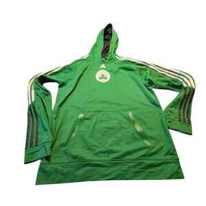 Adidas NBA Boston Celtics Mens Green Hoodie Size L i2